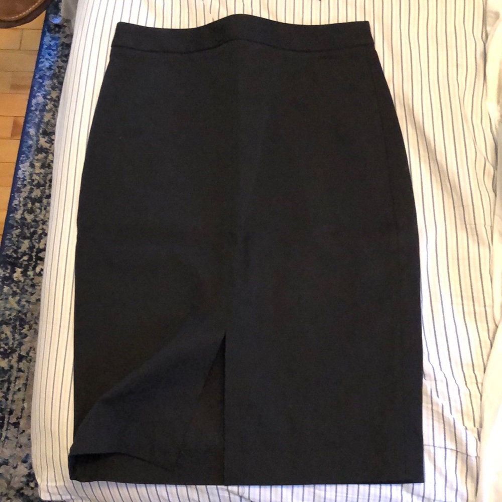 Banana republic black pencil skirt